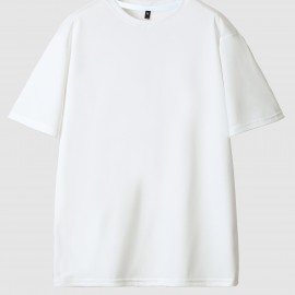 Men's Breathable Moisture-wicking Short Sleeve T-shirt For Spring And Summer