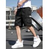 Men's Multi Pocket Cargo Shorts, Casual Waist Drawstring Cargo Shorts For Summer