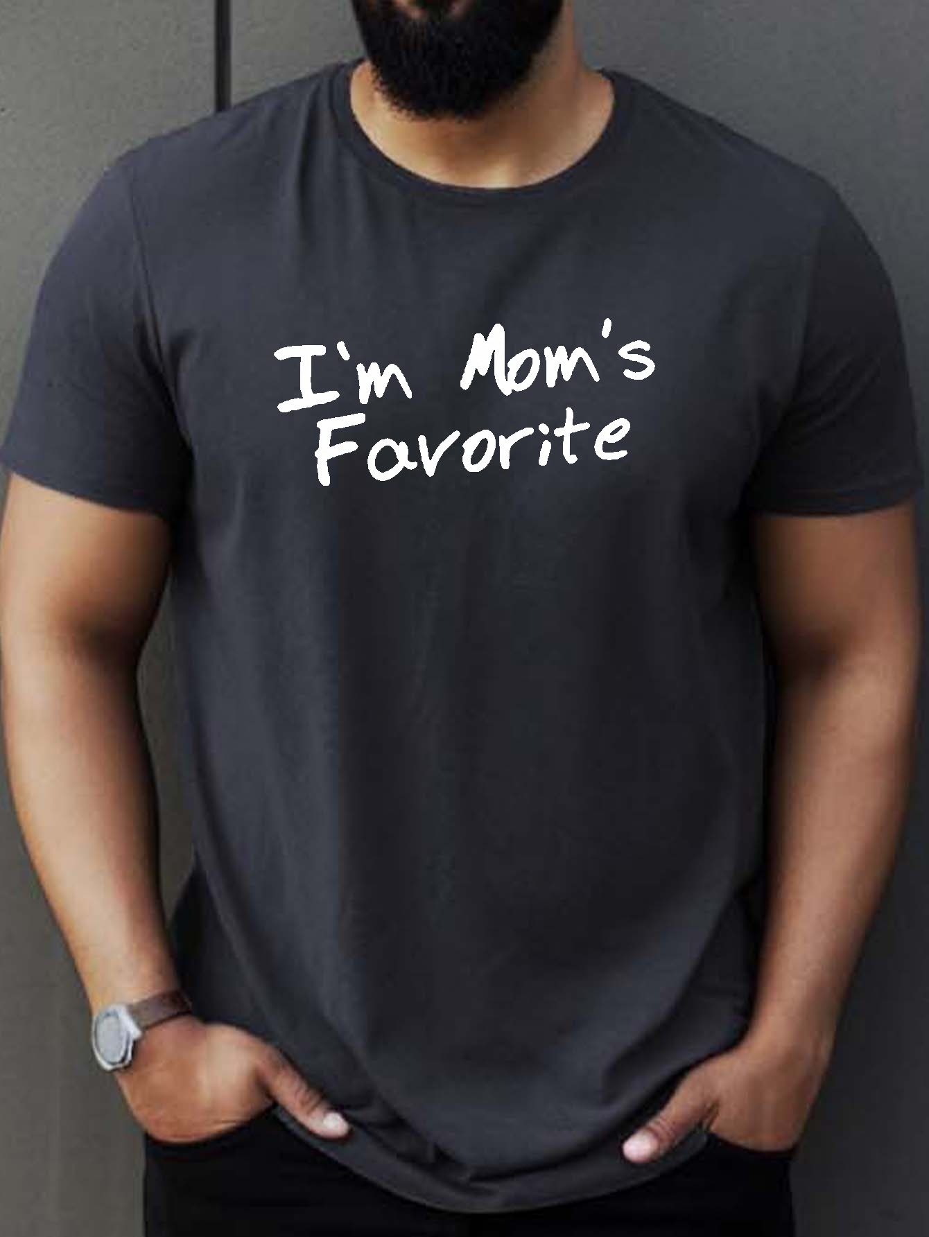 moms favorite print t shirt tees for men casual short sleeve t shirt for summer details 0