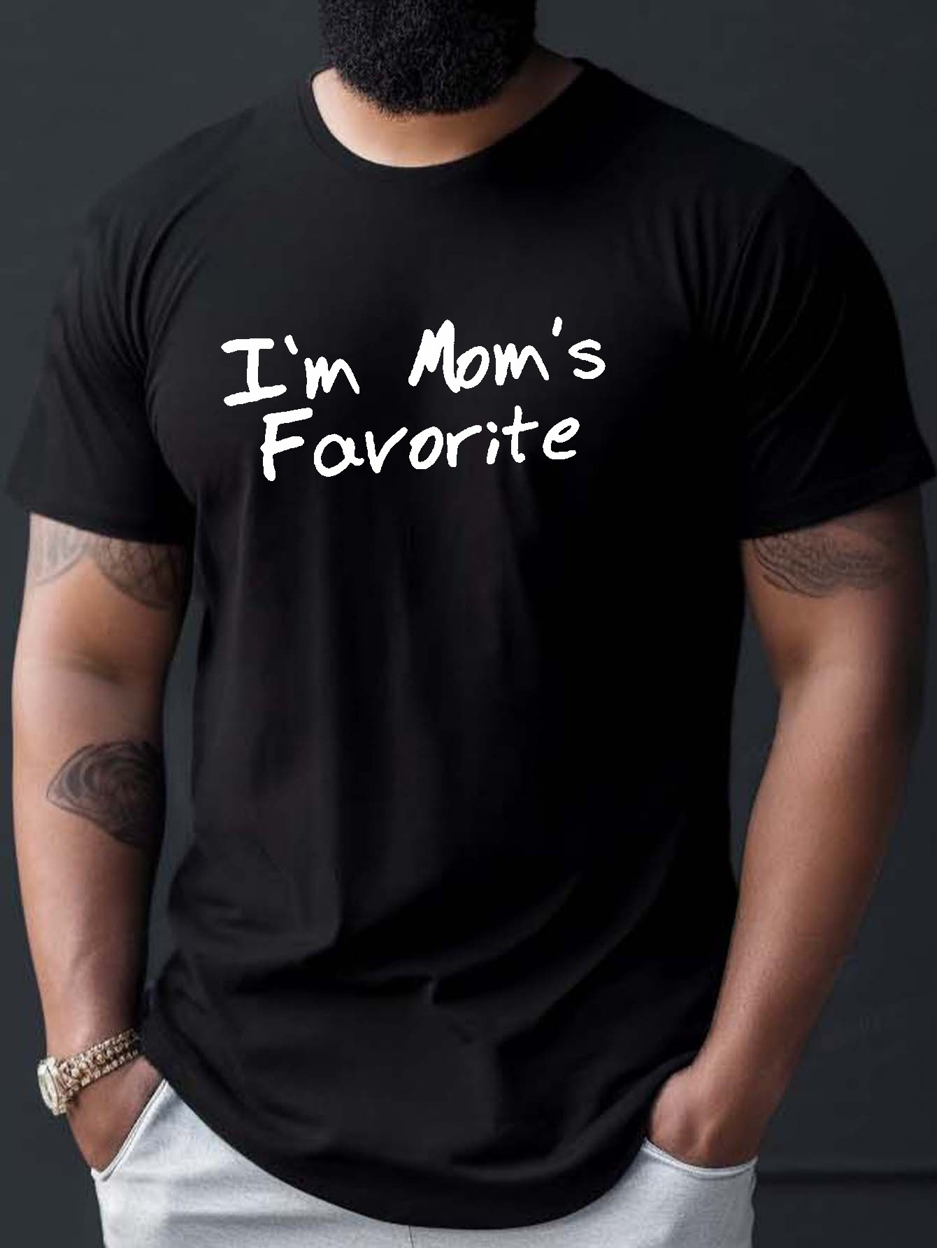 moms favorite print t shirt tees for men casual short sleeve t shirt for summer details 11