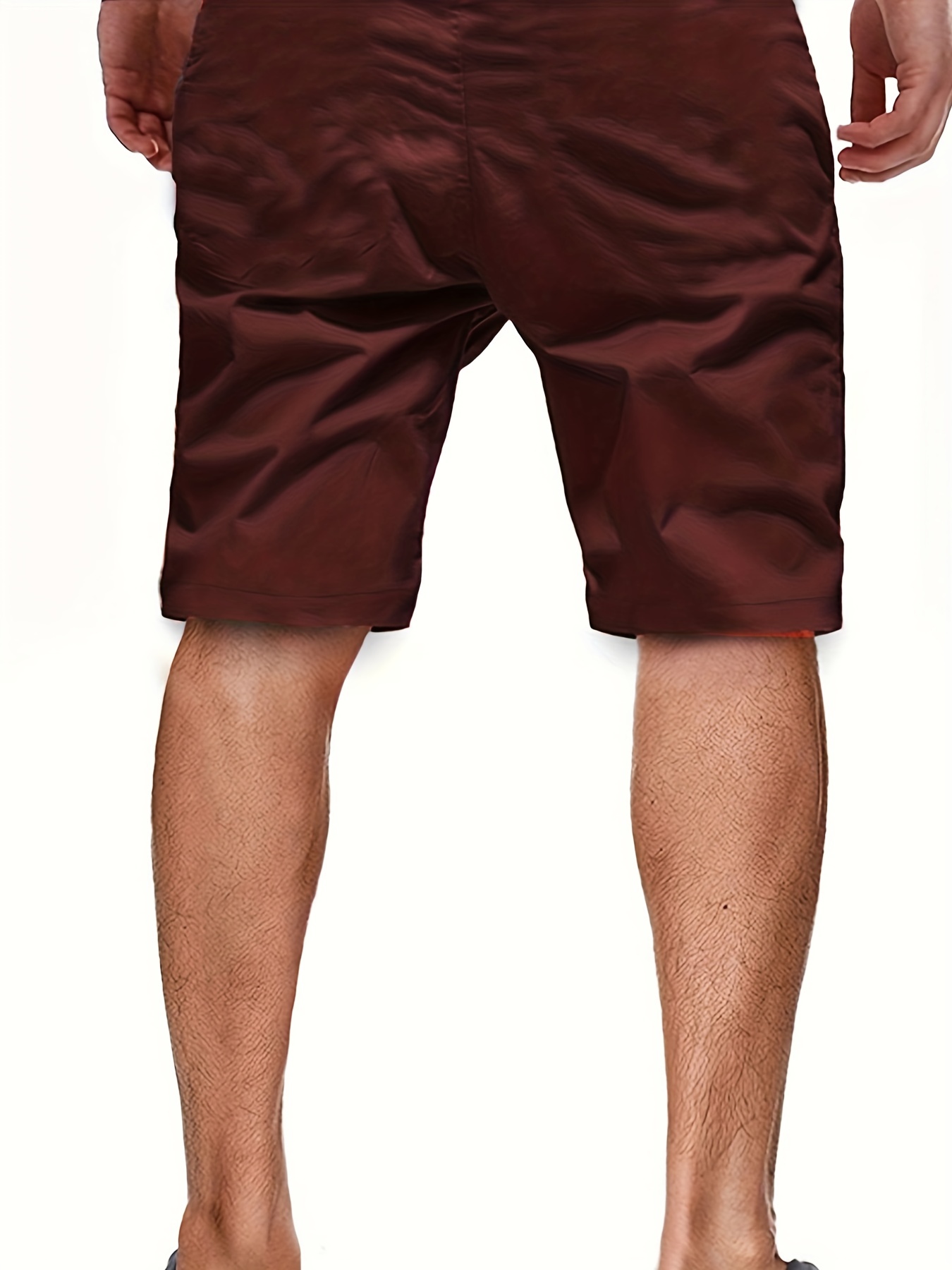 mens cut off drawstring shorts details 9