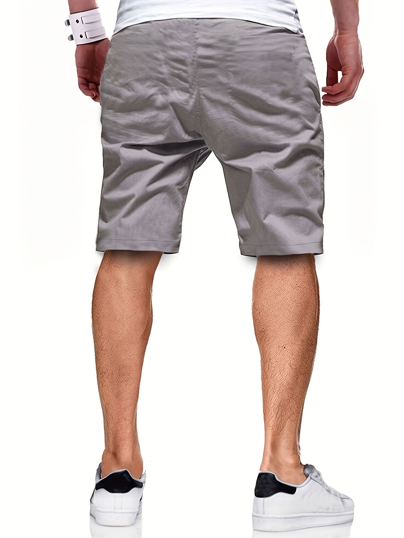 mens cut off drawstring shorts details 36