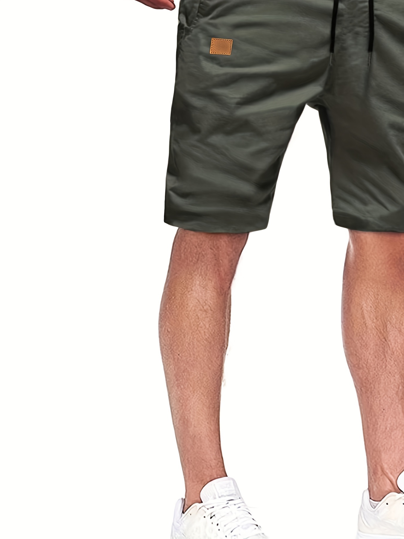 mens casual cargo shorts drawstring beach golf shorts for summer outdoor activities details 18