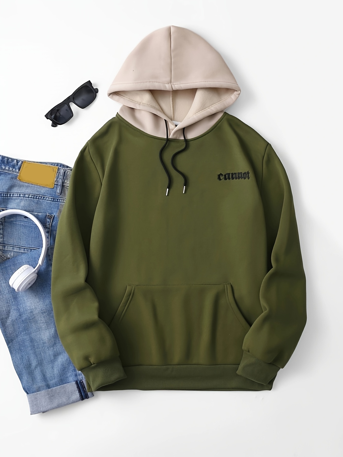 color block cool hoodies for men mens casual graphic design hooded sweatshirt streetwear for winter fall as gifts details 0